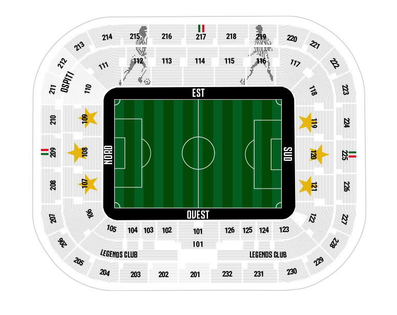 mappe allianz stadium mappe allianz stadium